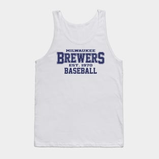 Brewers Milwaukee Baseball Tank Top